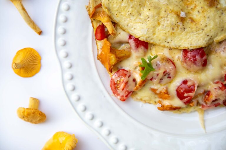 chanterelle omelette