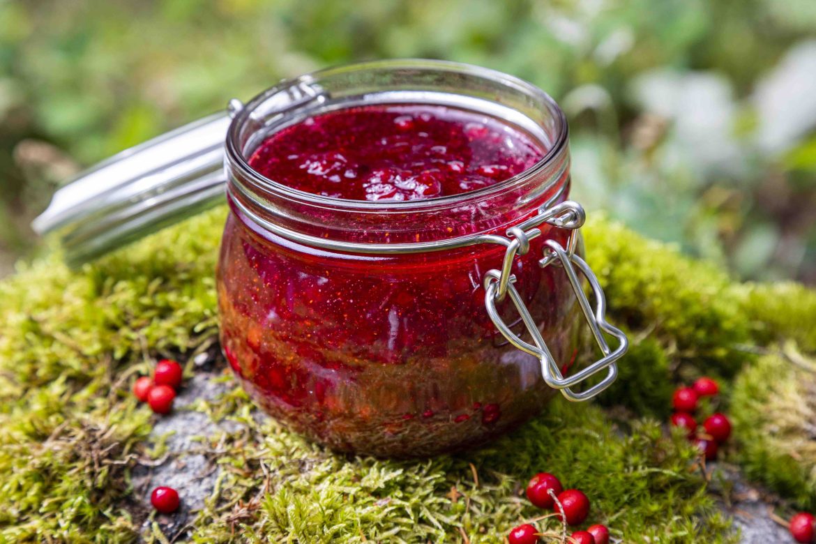 Scandinavian Lingonberry Jam Skovkær