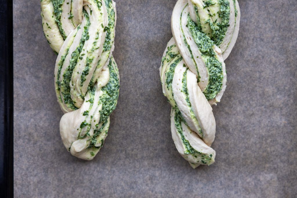 Wild Garlic Bread Twists